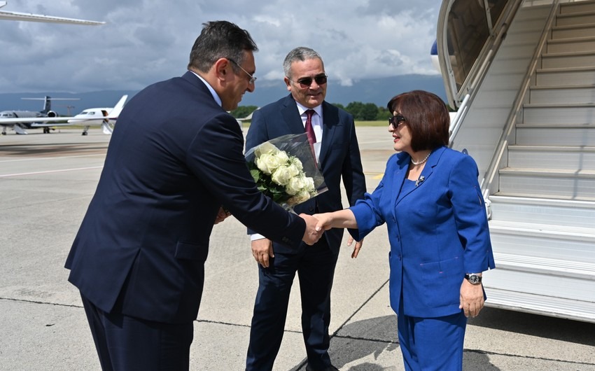 Milli Məclisin sədri Sahibə Qafarova Cenevrədə işgüzar səfərdədir