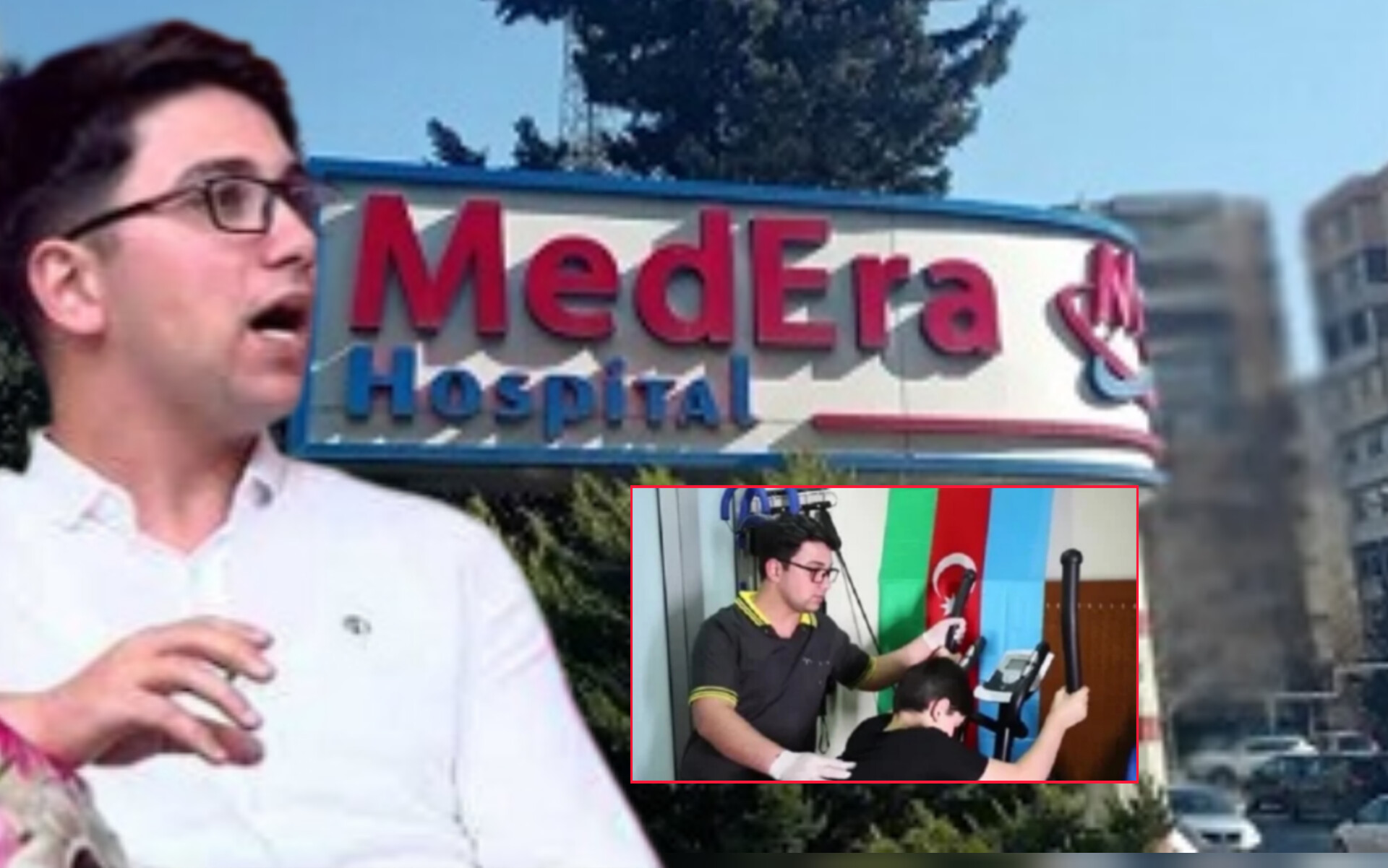 “MedEra Hospital”da xalq təbabəti ilə xəstələri sağaltdığı bildirilən Elnur Əli əslində falçılıqla məşğuldur.