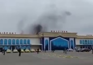 İran Naxçıvan aeroportuna hücum etdi