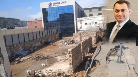 Nizami rayonunda tikinti özbaşınalığı – səkilər dağıdılır, işıq dirəkləri sıradan çıxarılır